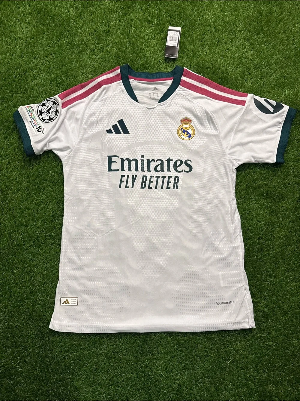 Adidas Real Madrid Home Champion League Jersey Vini Jr. #7 Size XL